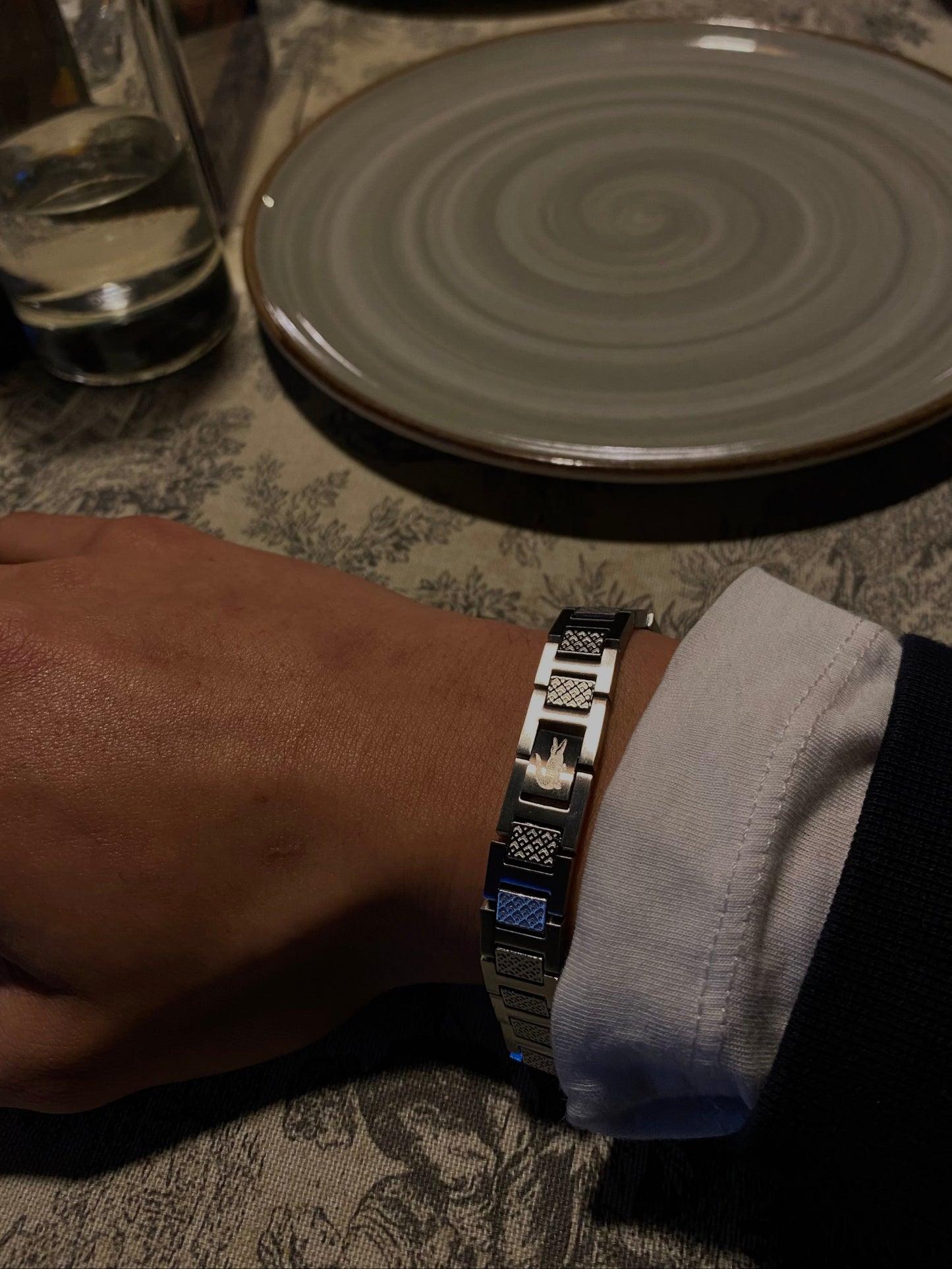 BRAZALETE METROPOLE PLATEADO