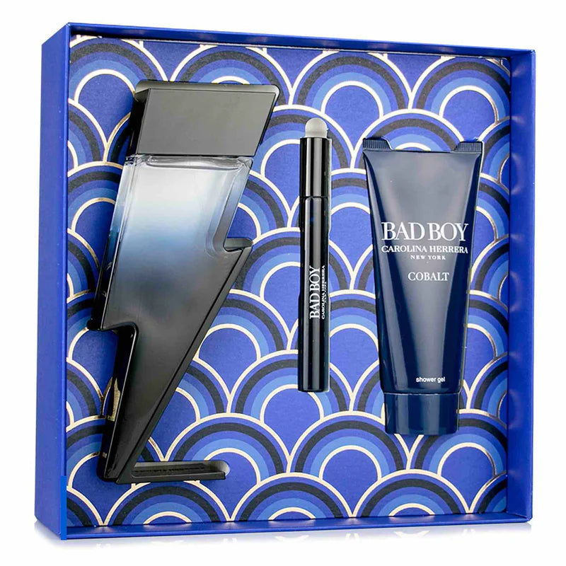 SET - Bad Boy Cobalt EDP 100ml de Carolina Herrera para él