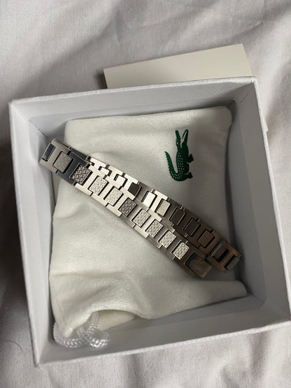 BRAZALETE METROPOLE PLATEADO