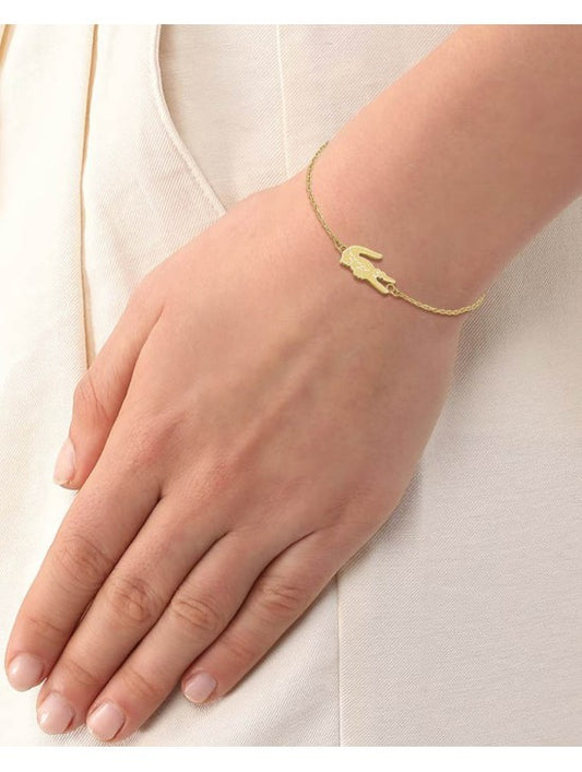 (STOCK) PULSERA CROCODILE DORADO